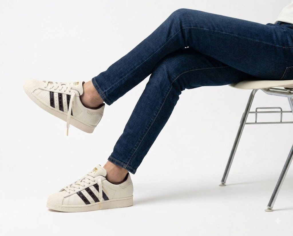 NAVY STRIPE SUPERSTAR